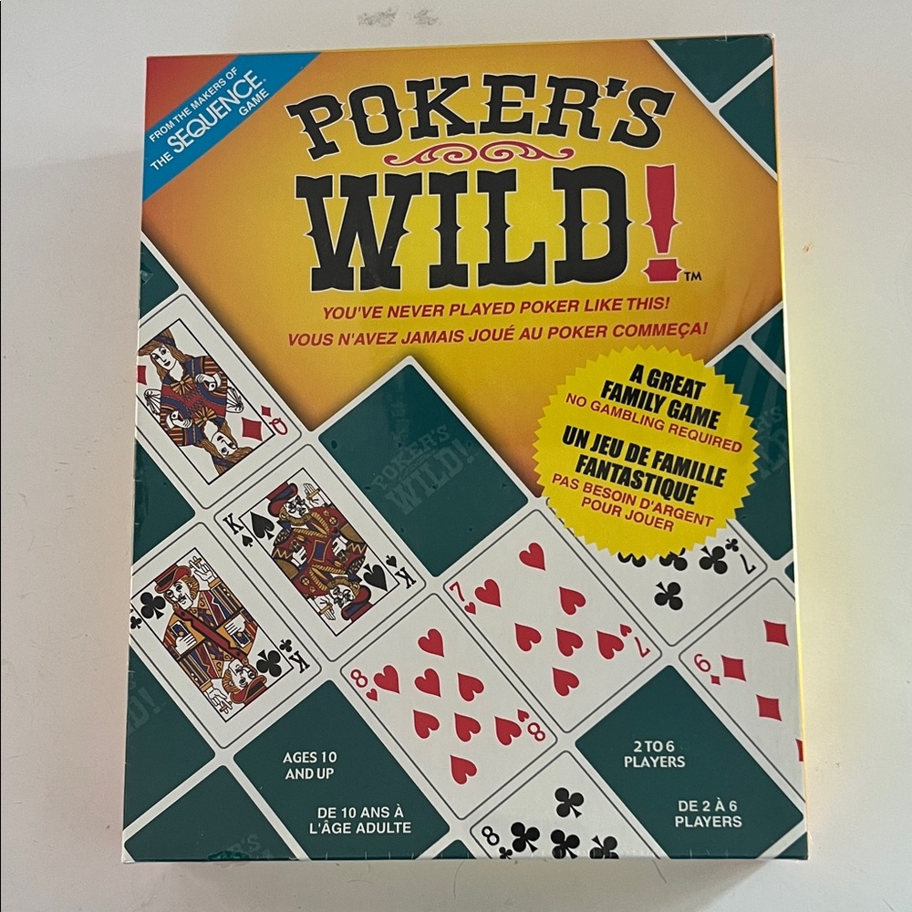 Jax Poker's Wild Card Game - Green and White